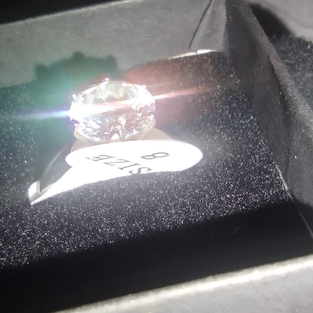 3 CARAT moissanite promise ring